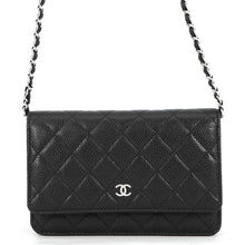 Load image into Gallery viewer, CHANEL Chain wallet BlackAP0250 Caviar Leather
