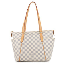 将图像加载到图库查看器中，LOUIS VUITTON Totally BeigeN51261 Damier Azur Size PM
