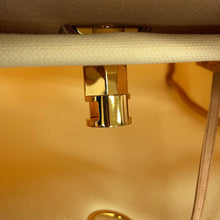 将图像加载到图库查看器中，HERMES Herbag Zip Le Tourne Beton/Natural Sable Toile H Vache Hunter Leather Size PM
