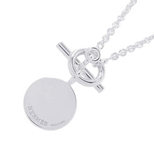 Load image into Gallery viewer, HERMES Amulette H Ex-Libris Confetti Sellier Necklace SV925
