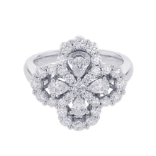 将图像加载到图库查看器中，HARRY WINSTON Mini Loop, Full Motif, Ring Size Approximately No. 5FRDPRP1ML4C Pt950
