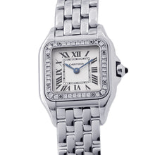 Load image into Gallery viewer, CARTIER PANTHERE de Cartier SM Diamond Bezel H30mm×W22mm Stainless Steel White DialW4PN0007
