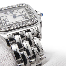 Load image into Gallery viewer, CARTIER PANTHERE de Cartier SM Diamond Bezel H30mm×W22mm Stainless Steel White DialW4PN0007

