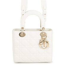 Load image into Gallery viewer, Dior Lady Dior My ABC Cannage Latte WhiteM0538OCAL_M030 Lambskin Size Small
