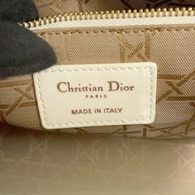 Load image into Gallery viewer, Dior Lady Dior My ABC Cannage Latte WhiteM0538OCAL_M030 Lambskin Size Small
