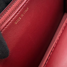 将图像加载到图库查看器中，CHANEL Chain wallet Red/MulticolorAP0250 Tweed
