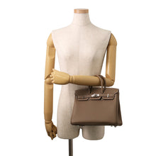 将图像加载到图库查看器中，HERMES Birkin Etoupe Togo Leather Size 25
