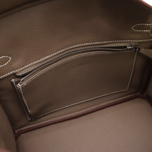 将图像加载到图库查看器中，HERMES Birkin Etoupe Togo Leather Size 25
