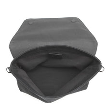 将图像加载到图库查看器中，LOEWE Flex Messenger BlackCFLXPKPX01 Suede Canvas Size Mini
