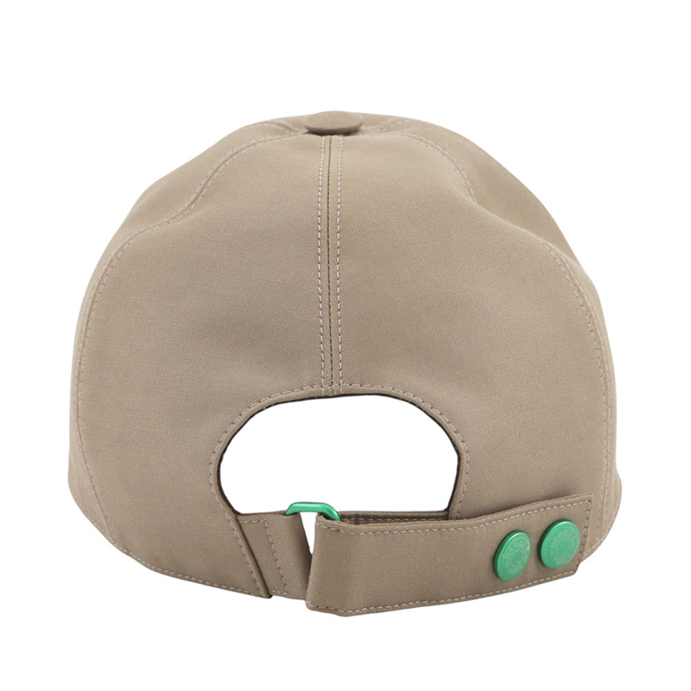HERMES Riley Cap Size 58 Khaki Cotton59% Polyamide41%– GALLERY