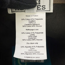 Load image into Gallery viewer, HERMES Riley Cap Size 58 Khaki Cotton59% Polyamide41%
