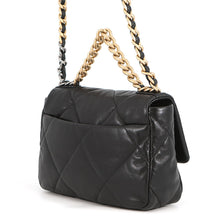 将图像加载到图库查看器中，CHANEL CHANEL19 ChainShoulder BlackAS1160-B04852-94305 Shiny Lambskin Size 25
