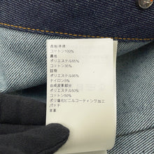 将图像加载到图库查看器中，LOUIS VUITTON Asymmetric Denim Jacket Size 34 NavyRW242WB Cotton100%
