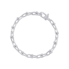 Load image into Gallery viewer, TIFFANY&amp;Co. Hardware Small Link Bracelet Size Extra large SV925
