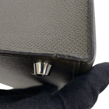 将图像加载到图库查看器中，HERMES Kelly Sellier Vert Gris Epsom Size 28
