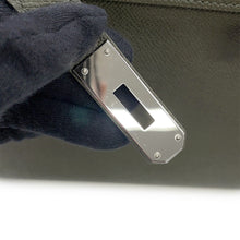 将图像加载到图库查看器中，HERMES Kelly Sellier Vert Gris Epsom Size 28
