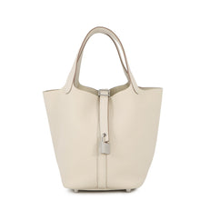 将图像加载到图库查看器中，HERMES Picotin Lock Craie Taurillon Clemence Size PM
