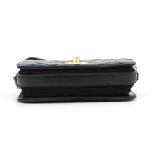 将图像加载到图库查看器中，CHANEL Matelasse Full Flap Shoulder Bag BlackAS3402 Shiny Calf Leather - Suede
