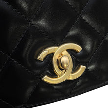 Load image into Gallery viewer, CHANEL Matelasse Full Flap Shoulder Bag BlackAS3402 Shiny Calf Leather - Suede
