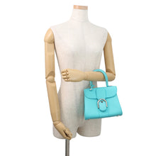 Load image into Gallery viewer, Delvaux Brillon 2wayBag TurquoiseAA0406AAU044WPA Calf Leather Size Mini
