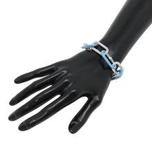 Load image into Gallery viewer, Bottega Veneta Chain Bracelet Size S Light Blue SV925 Light BlueEnamel
