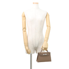 将图像加载到图库查看器中，HERMES Mini Kelly 2 Etoupe Epsom
