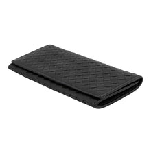 将图像加载到图库查看器中，Bottega Veneta INTRECCIATO Bifold WalletNagazai Cloth Black120697V46511000 Leather
