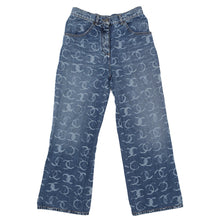 Load image into Gallery viewer, CHANEL CC Logo Denim Pants Size 36 BlueP74549 Cotton100%
