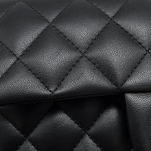 Load image into Gallery viewer, CHANEL Matelasse Top Handle Mini Flap Bag BlackAS2431 Lambskin
