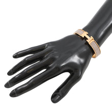 Load image into Gallery viewer, HERMES ClicH Bangle Size PM Marong rasse Enamel Gold Plated
