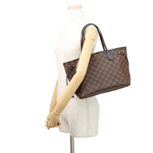 将图像加载到图库查看器中，LOUIS VUITTON Neverfull RedN51109 Damier Ebene Canvas Size PM
