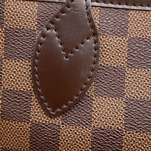 将图像加载到图库查看器中，LOUIS VUITTON Neverfull RedN51109 Damier Ebene Canvas Size PM
