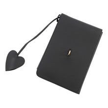 将图像加载到图库查看器中，HERMES Notebook cover Carnet Secret Black Swift Leather
