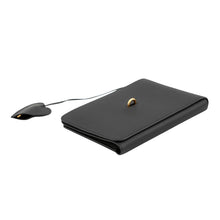 将图像加载到图库查看器中，HERMES Notebook cover Carnet Secret Black Swift Leather
