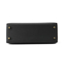 Load image into Gallery viewer, HERMES Kelly Sellier Black Epsom Size 25
