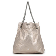 Load image into Gallery viewer, BALENCIAGA Crash Tote Bag MetalicBeige742941 Leather Size Medium
