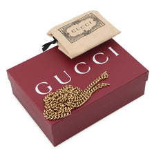 Load image into Gallery viewer, GUCCI GG Marmont Chain wallet Black474575 Leather
