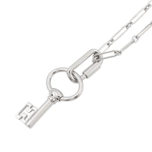 将图像加载到图库查看器中，HERMES Long Necklace Curiosite Metal
