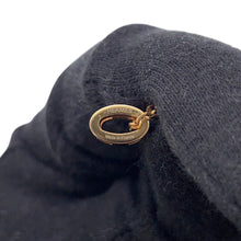 将图像加载到图库查看器中，HERMES Pop Ash Necklace Size Mini Black Lacquer Gold Plated
