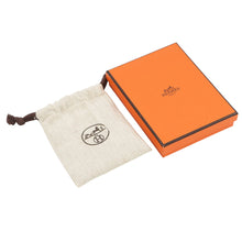 将图像加载到图库查看器中，HERMES Pop Ash Necklace Size Mini Black Lacquer Gold Plated
