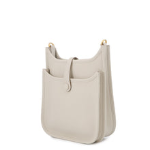 将图像加载到图库查看器中，HERMES Evelyne3 Craie Taurillon Clemence Size 23
