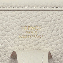 将图像加载到图库查看器中，HERMES Evelyne3 Craie Taurillon Clemence Size 23
