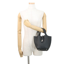 Load image into Gallery viewer, HERMES Picotin Lock Black Taurillon Clemence Size PM
