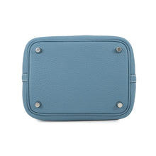 Load image into Gallery viewer, HERMES Picotin Lock New Blue Jean Taurillon Clemence Size PM
