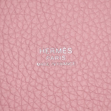 将图像加载到图库查看器中，HERMES Picotin Lock Rose Sakura Taurillon Clemence Size PM
