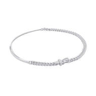 HERMES BoucleSellier Inflexible Necklace Size PM/44 SV925