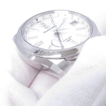 将图像加载到图库查看器中，SEIKO Grand SEIKO Spring Drive GMT W40mm Stainless Steel Silver DialSBGE279

