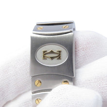 将图像加载到图库查看器中，CARTIER Santos Rondo W29mm Stainless Steel K18YG Silver DialW20038R3
