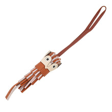 Load image into Gallery viewer, HERMES Chouette Bag Charm Pain de Epice/Mauve Pale/Sienne/Nata/White Epsom Lambskin Swift Leather
