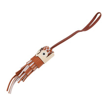 Load image into Gallery viewer, HERMES Chouette Bag Charm Pain de Epice/Mauve Pale/Sienne/Nata/White Epsom Lambskin Swift Leather
